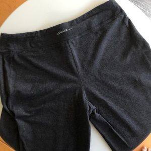 Eddie Bauer Grey Wide-Leg Yoga Pants Large